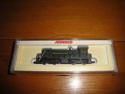 Arnold Germany N Scale Diesel Switcher PRR Pennsylvania Runs Lights • $59.99