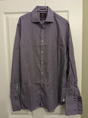 Marks & Spencers Luxury Mans Shirt Size 16 Soft Cotton • £5