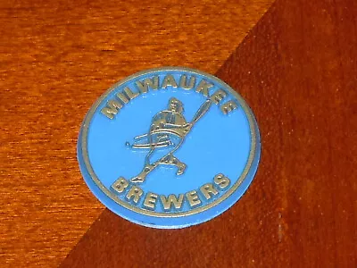 MILWAUKEE BREWERS Vintage Old MLB RUBBER Baseball FRIDGE MAGNET Standings Board • $15.77