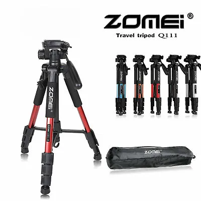 ZOMEI Aluminum Alloy Camera Tripod Stand Holder For Canon Nikon Cell Phone DSLR • £21.59