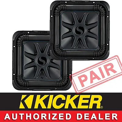 2 Kicker 44l7s82 Car Audio 8  Solo-baric L7s Series Subwoofer Sub Dvc 2ohm Pair • $299.92