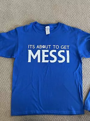 Youth Large Messi Soccer T Shirts  • $20