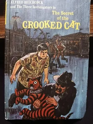 Alfred Hitchcock & 3 Investigators Secret Of The Crooked Cat HC 1970 Arden Fun • $17