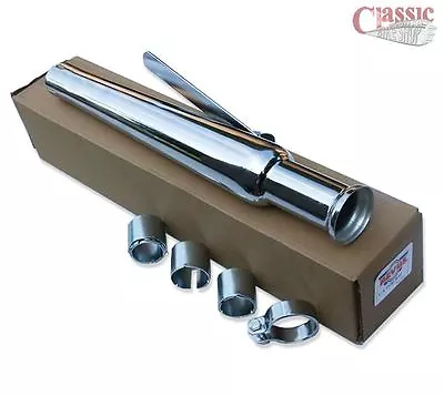 £59.95 • Buy Megaphone Exhaust Silencer Tulip Type To Suit Custom Cruiser