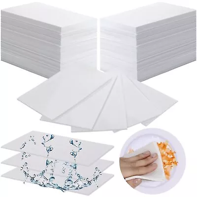 100 Pack Eraser Sheets Disposable Thin Cleaning Sponges Sheets Melamine Spong... • $22.58
