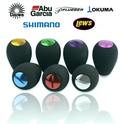 Abu Garcia Shimano Daiwa Reel Aluminum EVA Handle Knob Spinning Baitcasting • $8.99