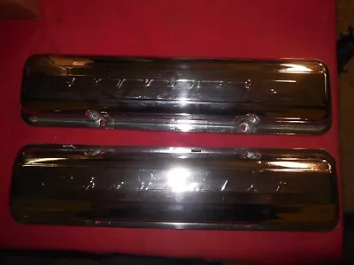 1967 Camaro Chevelle El Camino Nova 302 327 350 Factory Chrome Valve Covers L79 • $375