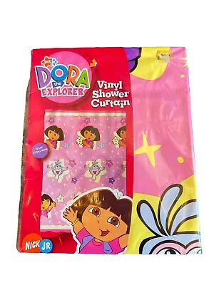 Dora The Explorer Vinyl Shower Curtain Nick Jr. 70 X72  NIP Boots Monkey • $19