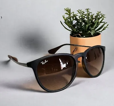 $69 • Buy Ray-Ban Erika Polarized Sunglasses - RB4171 - Matte Havana - Brown Gradient Lens