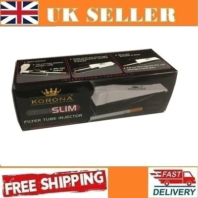 £7.99 • Buy KORONA Filter Tube Injector Cigarette Tube Filling Machine SLIM 6,8mm