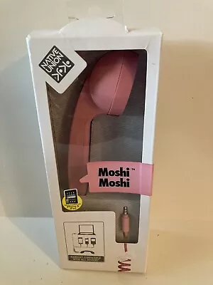 Native Union Moshi Moshi Phone Pink Handset Compatible All Devices David Turpin • $48.21