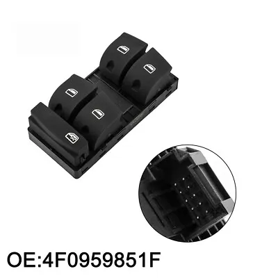£10.35 • Buy Driver Side For Audi A3 8P A6 Q7 Electric Window Control Switch Button 4F0959851