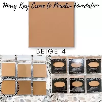 Mary Kay Crème To Powder Foundation Beige 4 • $18.99