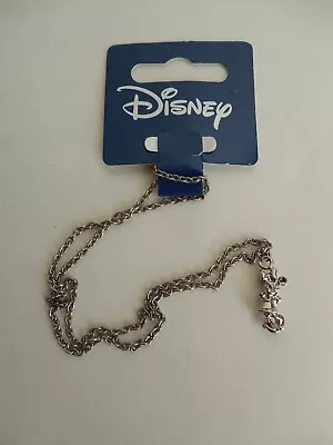 Disney Character Necklace With Minnie Mouse .925 Sterling Silver 3D Charm • $9.99