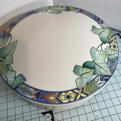 Villeroy & Boch Colorful PASADENA Leaves 6” Covered Dish Domed Lid Germany • $24.99