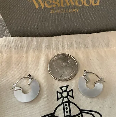 Vivienne Westwood Pearly Silver Tone Earrings  • $54