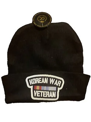 U.s. Marine Corps Usmc Korean Korean War Vet Watch Cap Beanie Hat Black Korean • $14