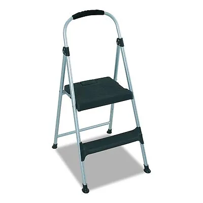 Cosco Signature Step Stool Two-Step Aluminum Step Stool With Plastic Steps • $61.29