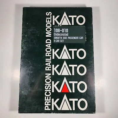 $259.99 • Buy Kato N Scale 106-010 Passenger 6-Car Set With Santa Fe Stickers C-8