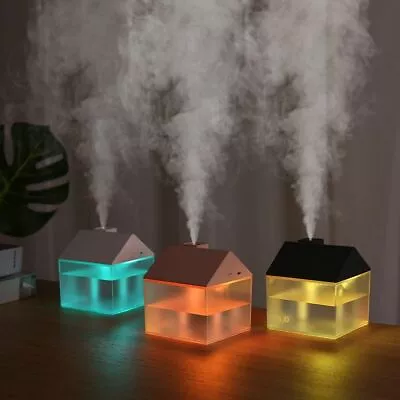 USB Humidifier 250ml Air Mist Maker Portable Aroma Essential Oil Diffuser 3 In 1 • $53.88