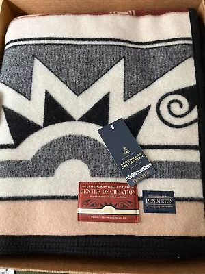 Pendleton Center Of Creation Wool Blanket Legendary Collection NWT NIB HTF • $350