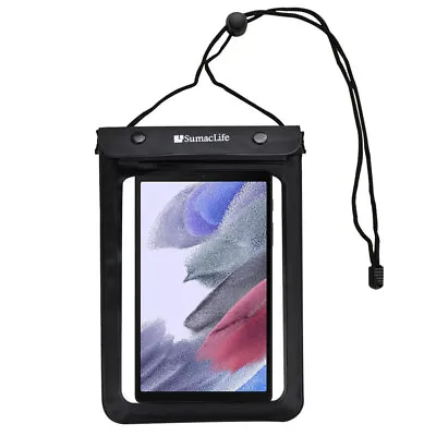 Black Tablet Waterproof Pouch Case Dry Bag For 8.7  Samsung Galaxy Tab A7 Lite • $14.99