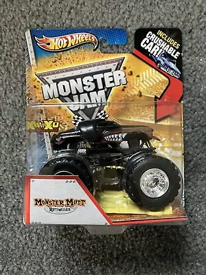 2013 Hot Wheels Monster Jam Monster Mutt Rottweiler Brand New W/Crush Car • $16.99