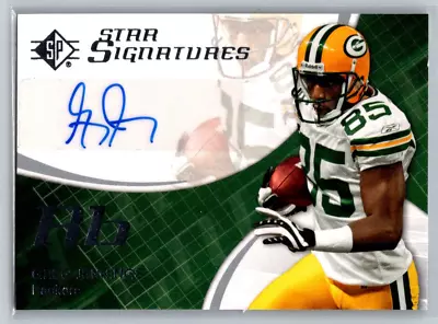 2008 SP Authentic Star Signatures Greg Jennings #SPSS-13 Auto Packers TC3457 • $13.49