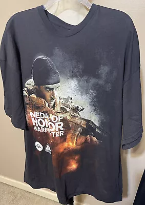 Medal Of Honor Warfighter Shirt - All Over  Big Logo Print - Size XXL RARE • $24.99