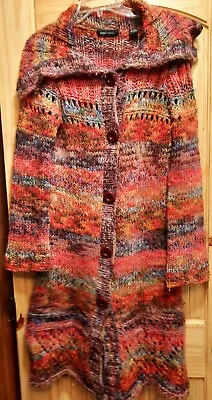 Moda International Knitted Warm Wool Blend Coat/Jacket Sz. M • $29.99