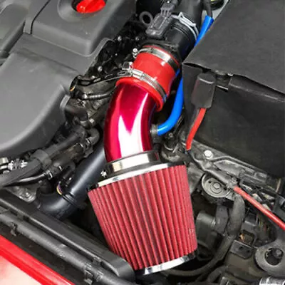 3  Car Cold Air Intake Filter Induction Kit Pipe Aluminum Power Flow Hose System • $23.58