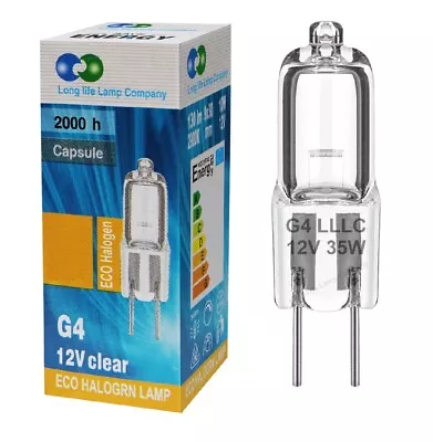 £13.99 • Buy Long Life G4 Halogen Capsule Light Bulbs 12v - 5w Or 10w Or 20w Or 35w