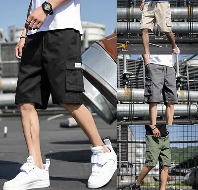 $15.99 • Buy ON SALE!! Men's Casual Fashion Chino Cargo Shorts Pants Multi Pockets Trousers