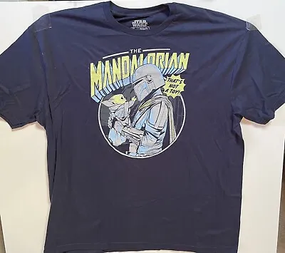 Star Wars T-Shirt 2XL  TTG    24”W X 32” L 12”Mandalorian Universe Mad Engine. • $13