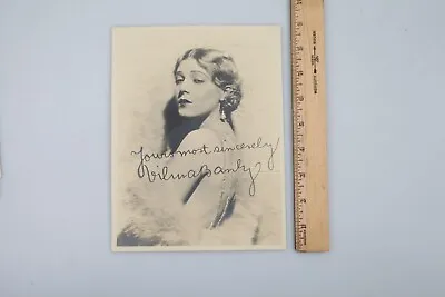 Original Studio Movie Star Photo Facsimile Autograph Vilma Banky • $12.99