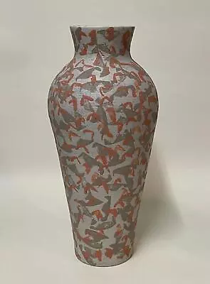 1980s Next Interior Vase - Janice Tchalenko Era - Very Unusual Applied Design • £65