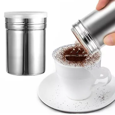 £3.99 • Buy Stainless Steel Powder Icing Sugar Cocoa Chocolate Flour Duster Sugar Shaker
