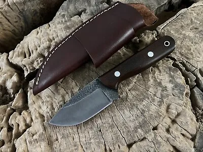 Custom Mini Bushcraft Knife Fixed Blade Hunting Camping Outdoor EDC Pocket Knife • $48