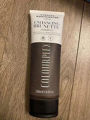 Charles Worthington Colourplex Enhancing Brunette Shampoo 250ml For Brown Hair • £9.99