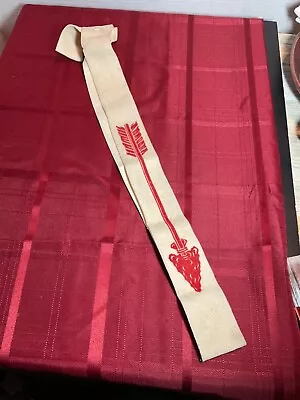 RARE 1940s Vintage 60” FELT Scout Order Of The Arrow Sash - Excellent Condition • $49.95