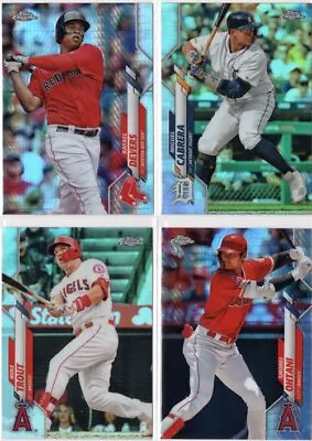 2020 Topps Chrome Prism & Base Refractors -You Pick- 1-200 *Buy More Save More* • $1.49