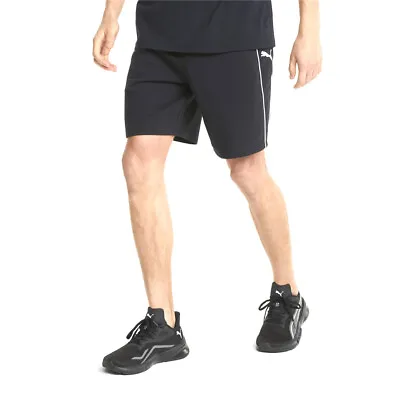 Puma Train Knit 8  Athletic Shorts Mens Black Casual Athletic Bottoms 52154701 • $14.99