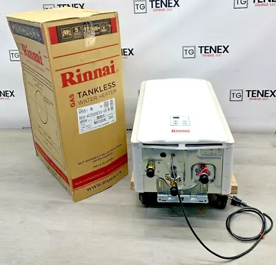 Rinnai V65iN Indoor Tankless Water Heater Natural Gas 150K BTU (T-43 #4434) • $250