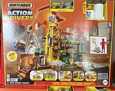 Matchbox Action Drivers - Epic Construction Yard Playset New For 2023 • $30