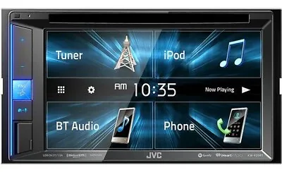 NEW JVC KW-V25BT 2-DIN 6.2  LCD Screen Car Audio Receiver DVD W/ Bluetooth • $188.50
