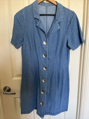$12 • Buy ASOS Denim Dress Size 14