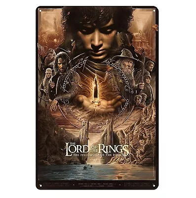 Lord Of The Rings - Fellowship Of The Ring - Movie Metal Poster Tin Sign 20x30cm • £14.37