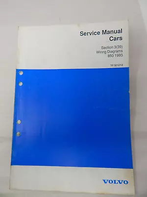 1993 Volvo 850 Wiring Diagrams OEM Volvo Service Manual • $12.99