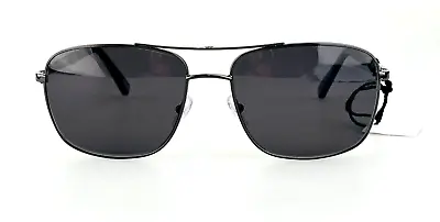 Ermenegildo Zegna Sunglasses Mod. EZ 0021 Polarized Zeiss Aviator Gunmetal Italy • $155.79