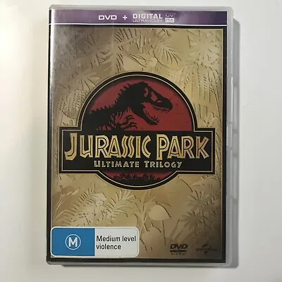 Jurassic Park - Ultimate Trilogy (Box Set DVD 2015) • $8.80